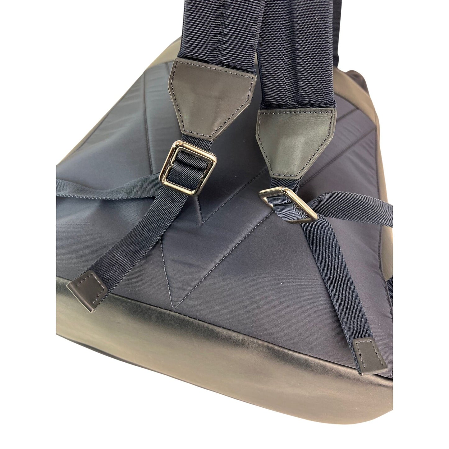 Louis Vuitton Calfskin Nylon V Line Pulse Navy Backpack Bag