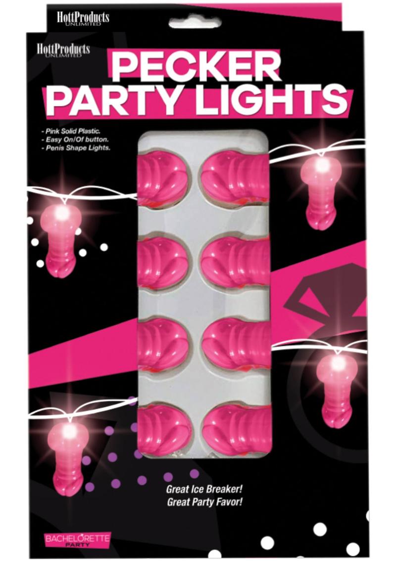 Pecker Party Lights Fun Penis-Shaped String Lights for Bachelorette Parties