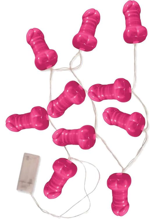 Pecker Party Lights Fun Penis-Shaped String Lights for Bachelorette Parties