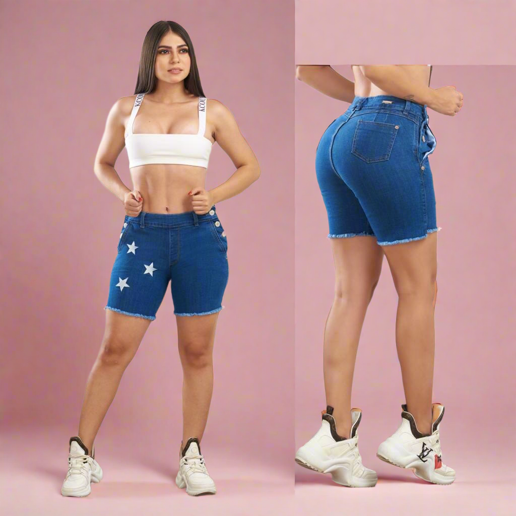 7142 100%  Authentic Colombian  Push Up Short