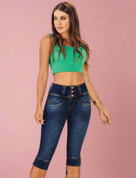 1088 100% Authentic Colombian Push Up Capri