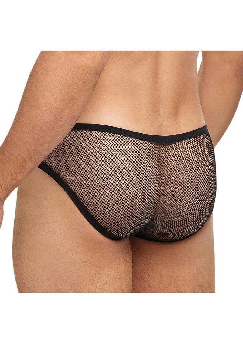 Banana Cabana Fishnet Brazilian Brief