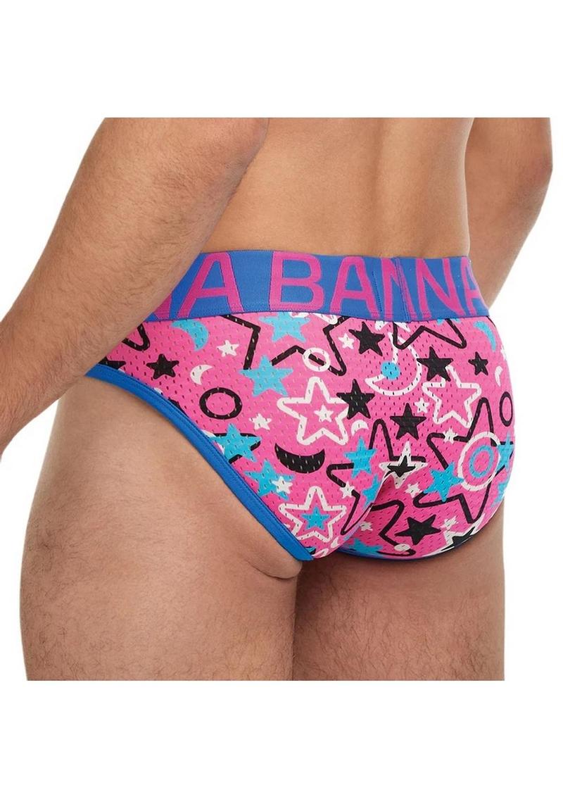 Banana Cabana Brazilian Bikini Mix Bold Print Men’s Bikini Briefs