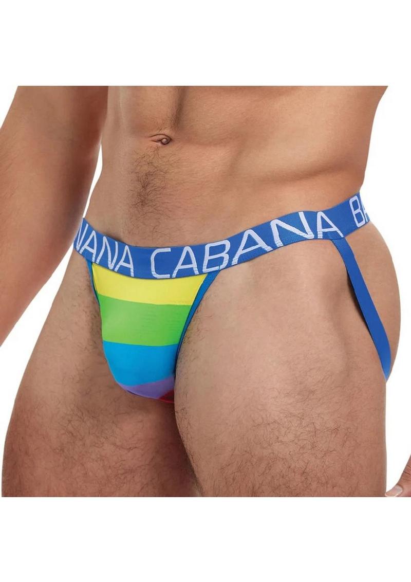 Banana Cabana Sport Jock Mix Vibrant Athletic Jockstrap with Bold Print