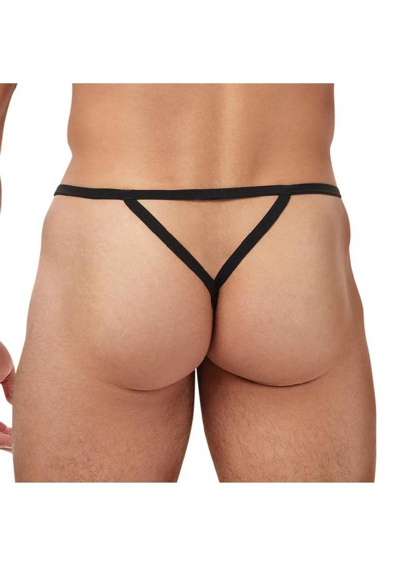 Banana Cabana Fishnet Thong Mesh G-String for Men