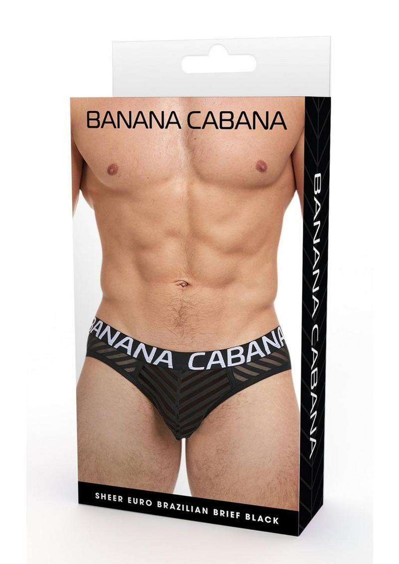 Banana Cabana Sheer Euro Brazilian Brief