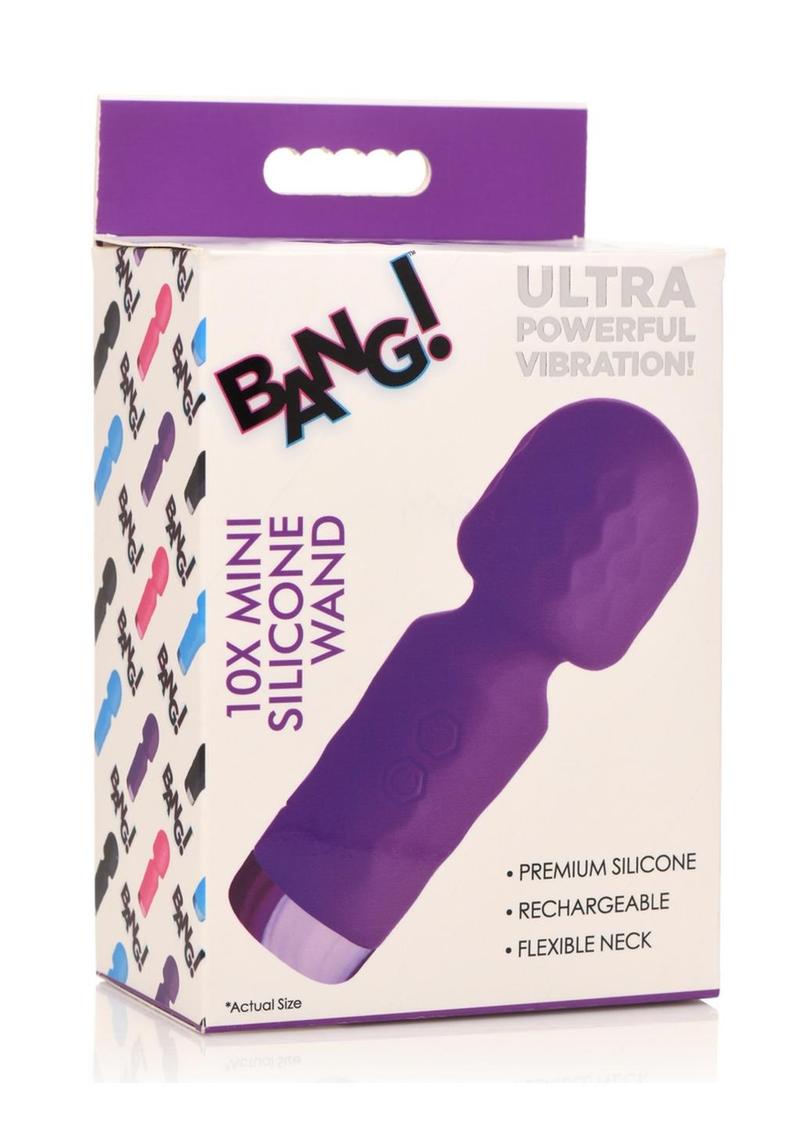 Bang! 10X Mini Silicone Wand Rechargeable Powerful Vibrator