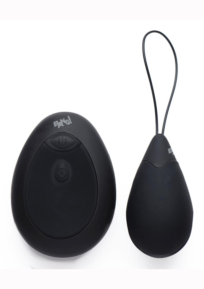 Bang! 10x Rechargeable Silicone Vibrating Egg With Remote Control