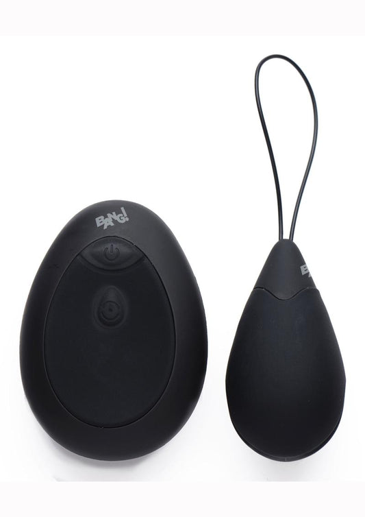 Bang! 10x Rechargeable Silicone Vibrating Egg With Remote Control