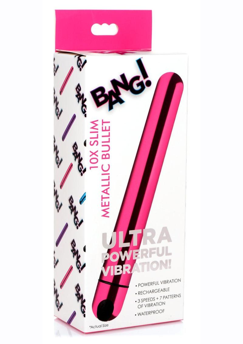 Bang 10x Slim Metallic Bullet Vibrator