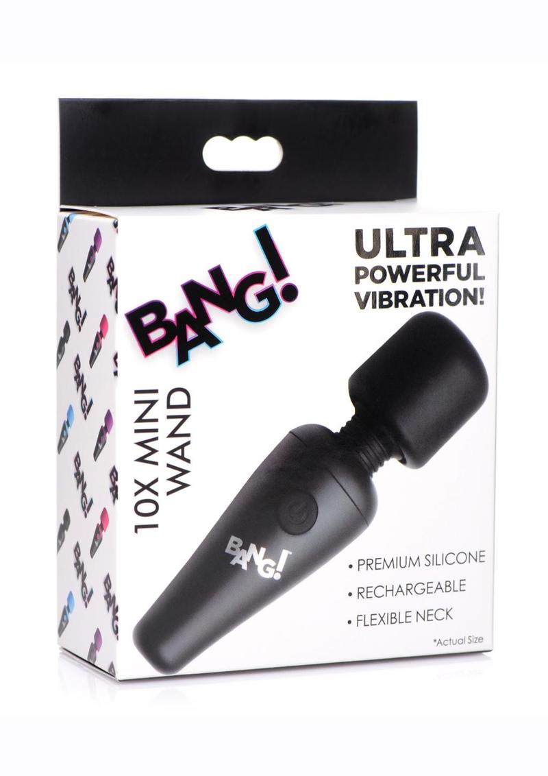 BANG! Mini Wand Ultra Powerful Rechargeable Silicone Vibrator