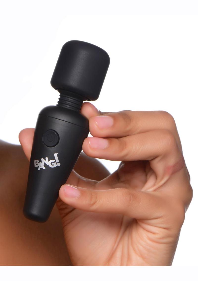 BANG! Mini Wand Ultra Powerful Rechargeable Silicone Vibrator
