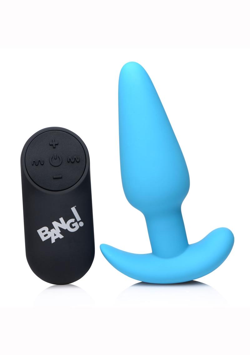 BANG 21X Silicone Vibrating Butt Plug with Remote