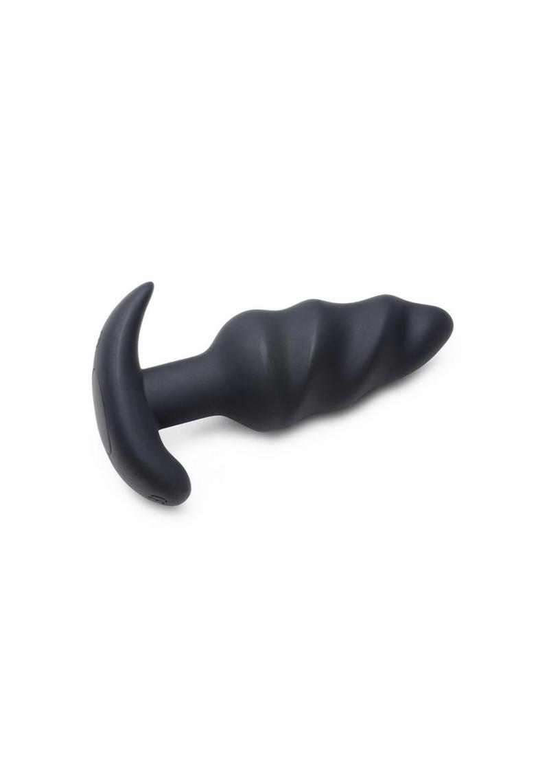 BANG 21X Silicone Swirl Vibrating Butt Plug