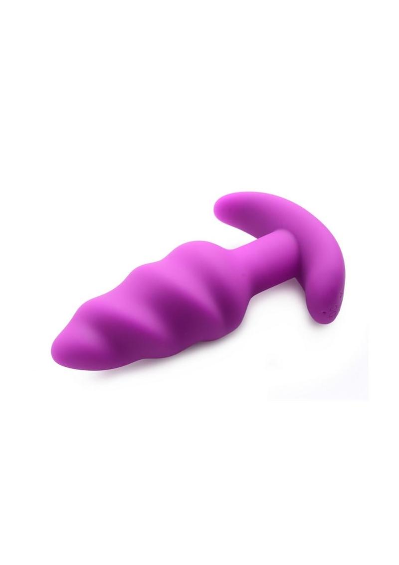 BANG 21X Silicone Swirl Vibrating Butt Plug