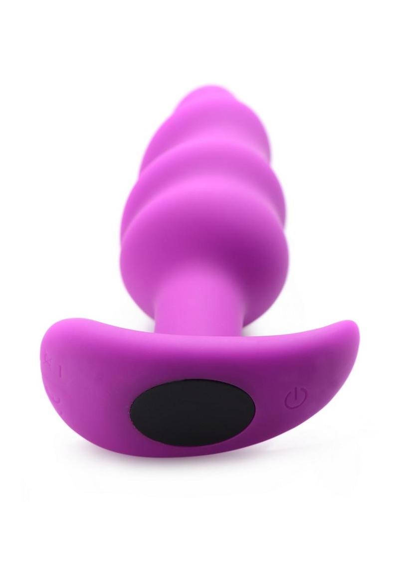 BANG 21X Silicone Swirl Vibrating Butt Plug