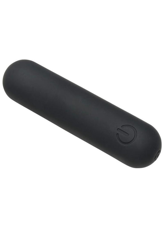 Bang! Flexible Rechargeable Silicone Bullet - Black