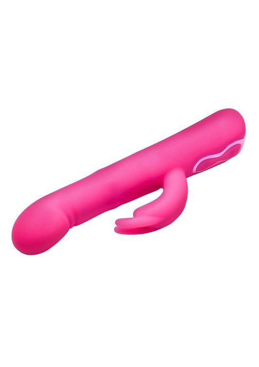 Bang! Come-Hither Beaded Silicone Rabbit Vibrator