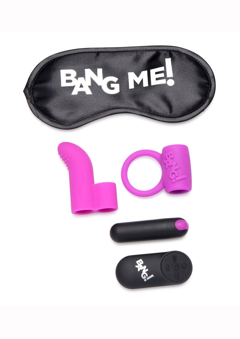 BANG! Couple's Kit And Love Ring Set With Vibrating Bullet