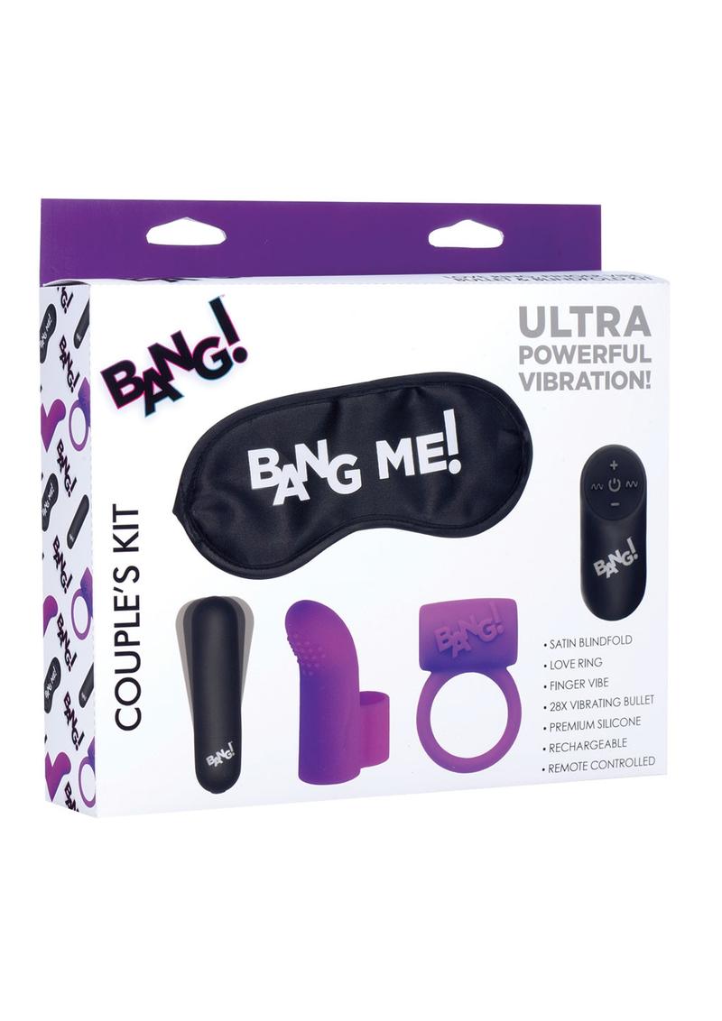 BANG! Couple's Kit And Love Ring Set With Vibrating Bullet