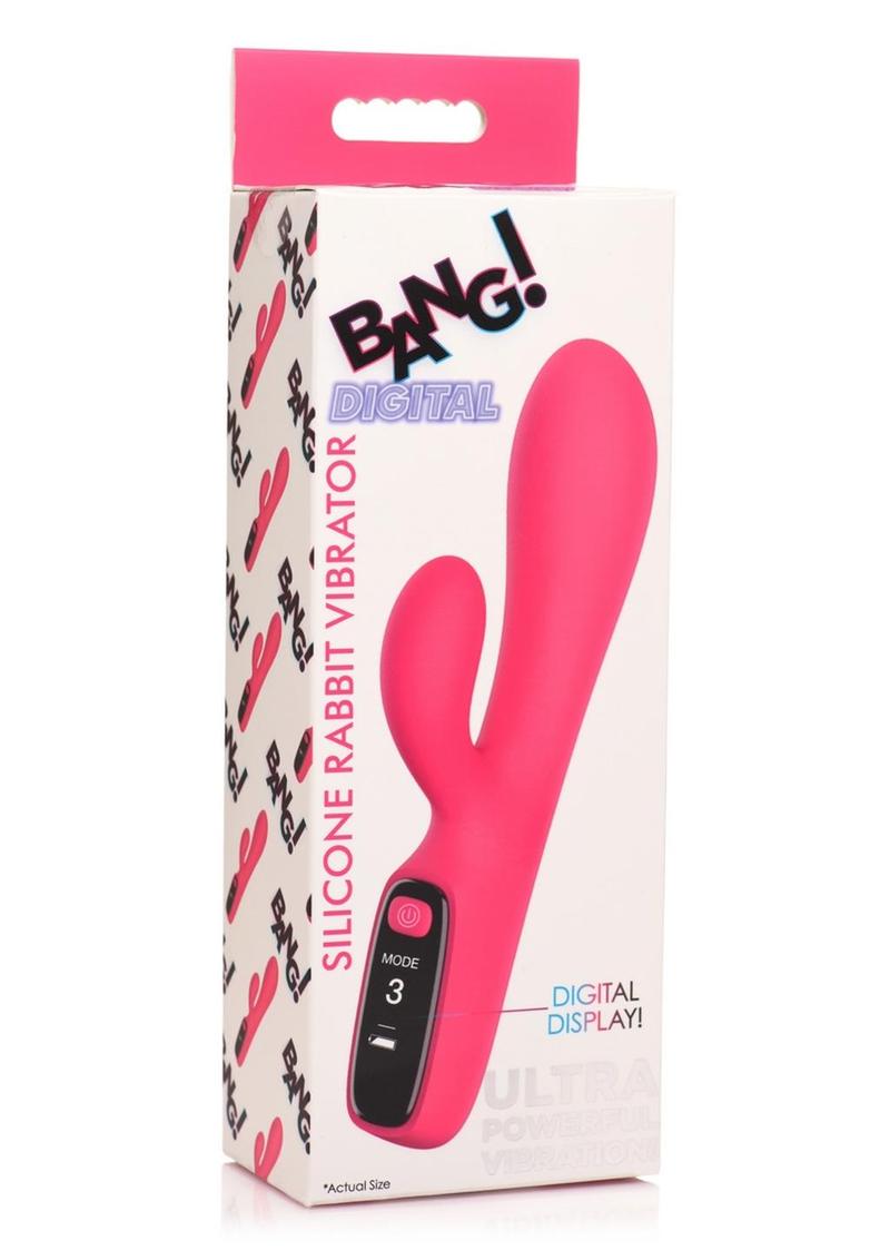 Bang! Digital Silicone Rabbit Ultra Powerful Vibrations