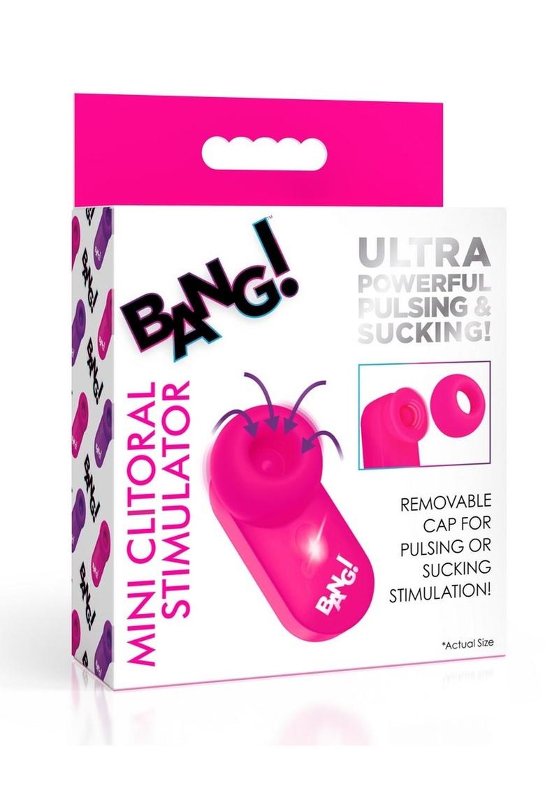 Bang! Mini Clitoral Stimulator Ultra Powerful Pulsing And Sucking