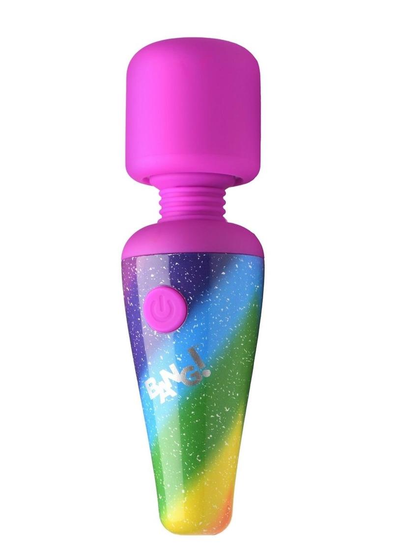 Bang! Rainbow Mini Wand Rechargeable Rabbit Vibrator