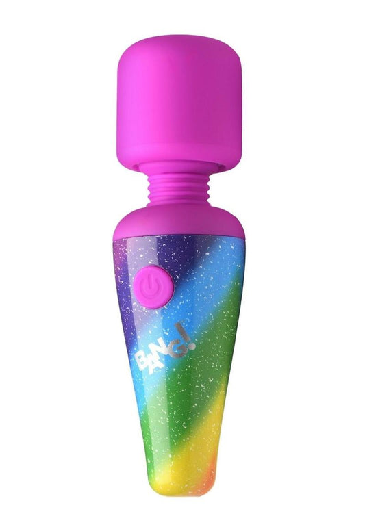 Bang! Rainbow Mini Wand Rechargeable Rabbit Vibrator