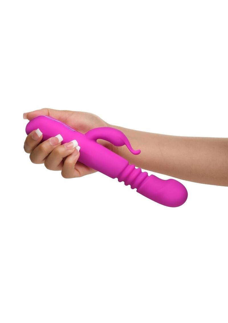 Bang! Thrusting Silicone Rabbit Vibrator