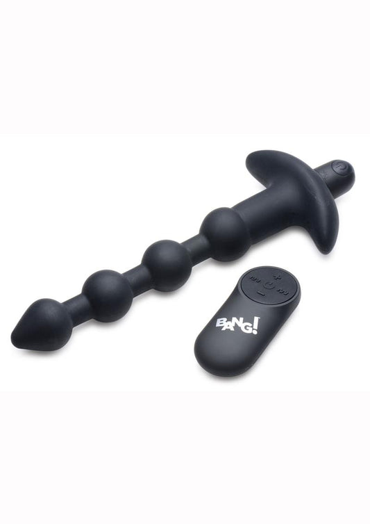 Bang! Vibrating Silicone Rechargeable Anal Beads