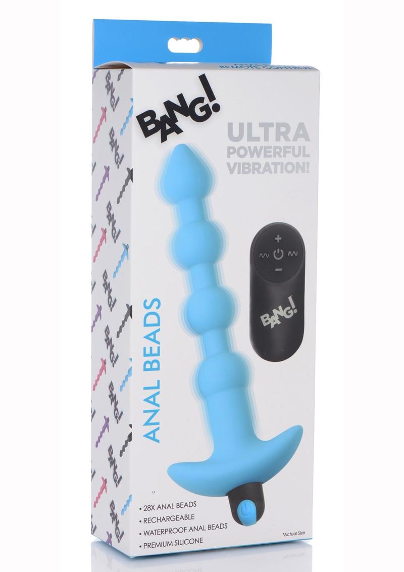 Bang! Vibrating Silicone Rechargeable Anal Beads