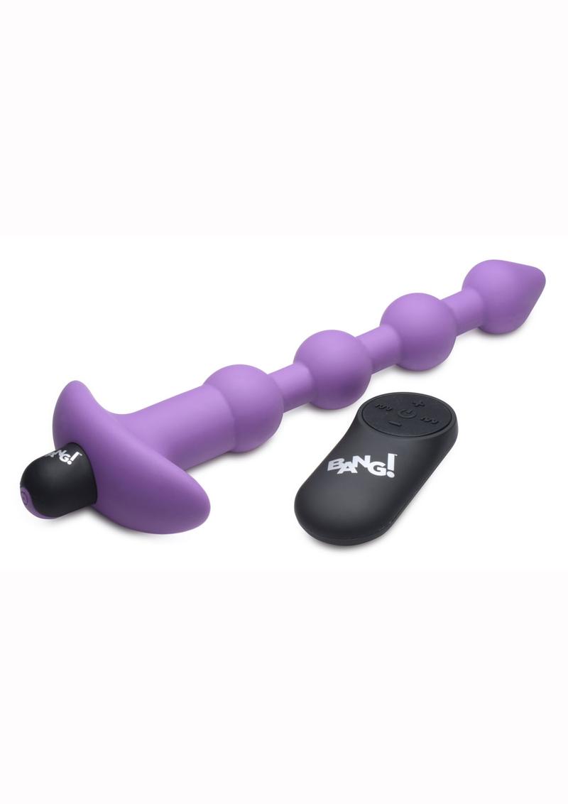 Bang! Vibrating Silicone Rechargeable Anal Beads