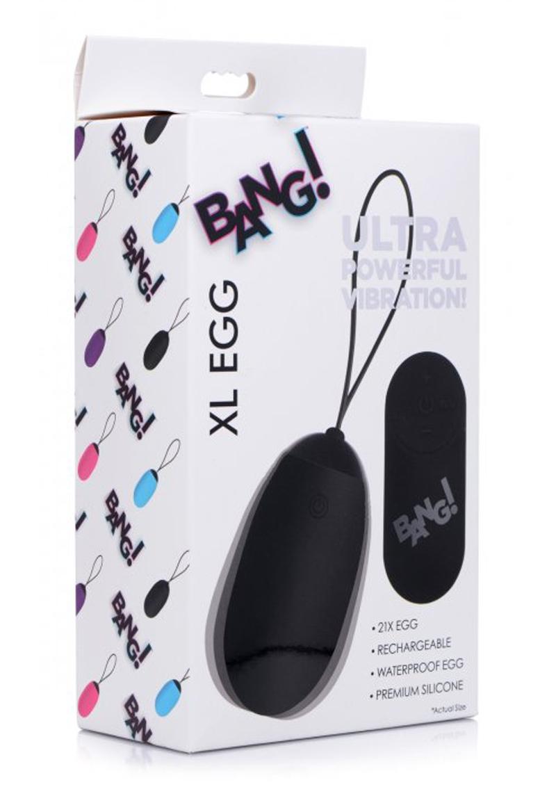 Bang! XL Vibrating Egg With Remote Control Vibrators