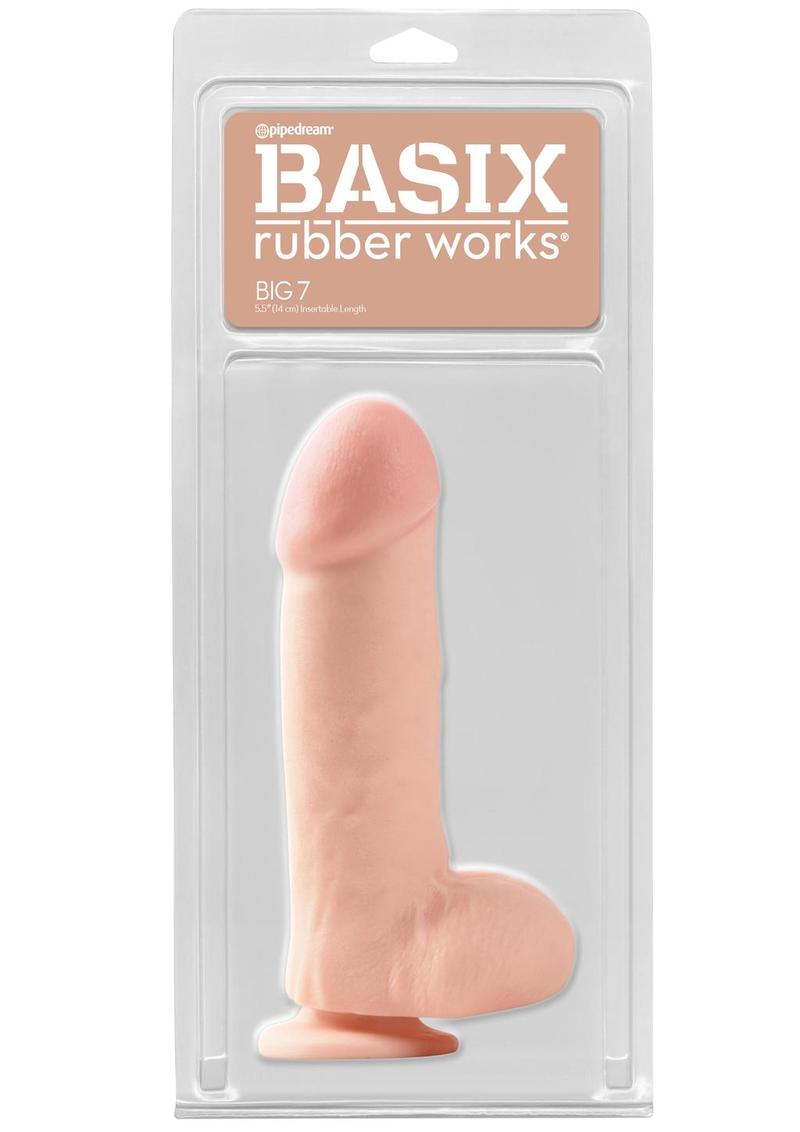 Basix Rubber Works Big Suction Cup Dildo