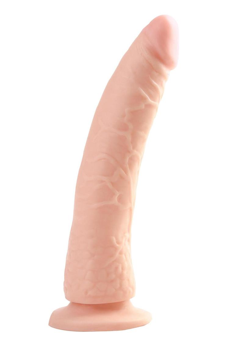 Basix Rubber Works Slim Seven Realistic Dildo with Suction Cup