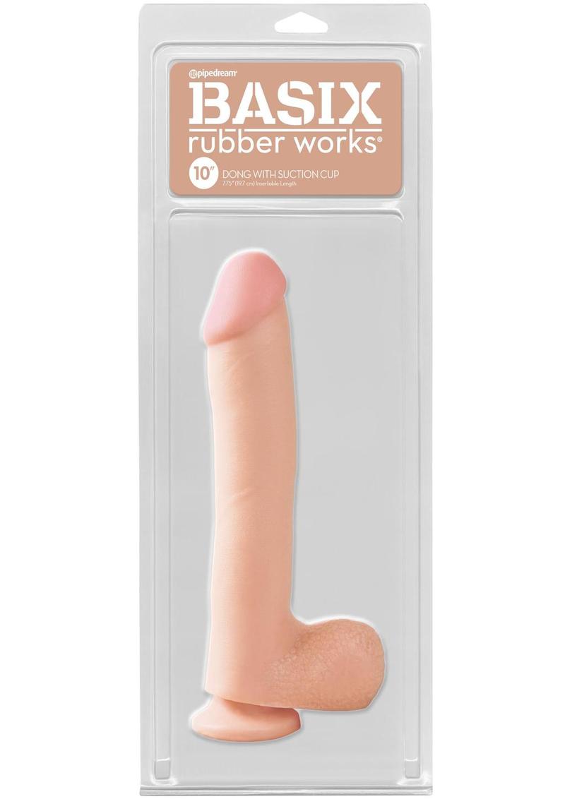 Basix Rubber Works Versatile Dong With Suction Cup