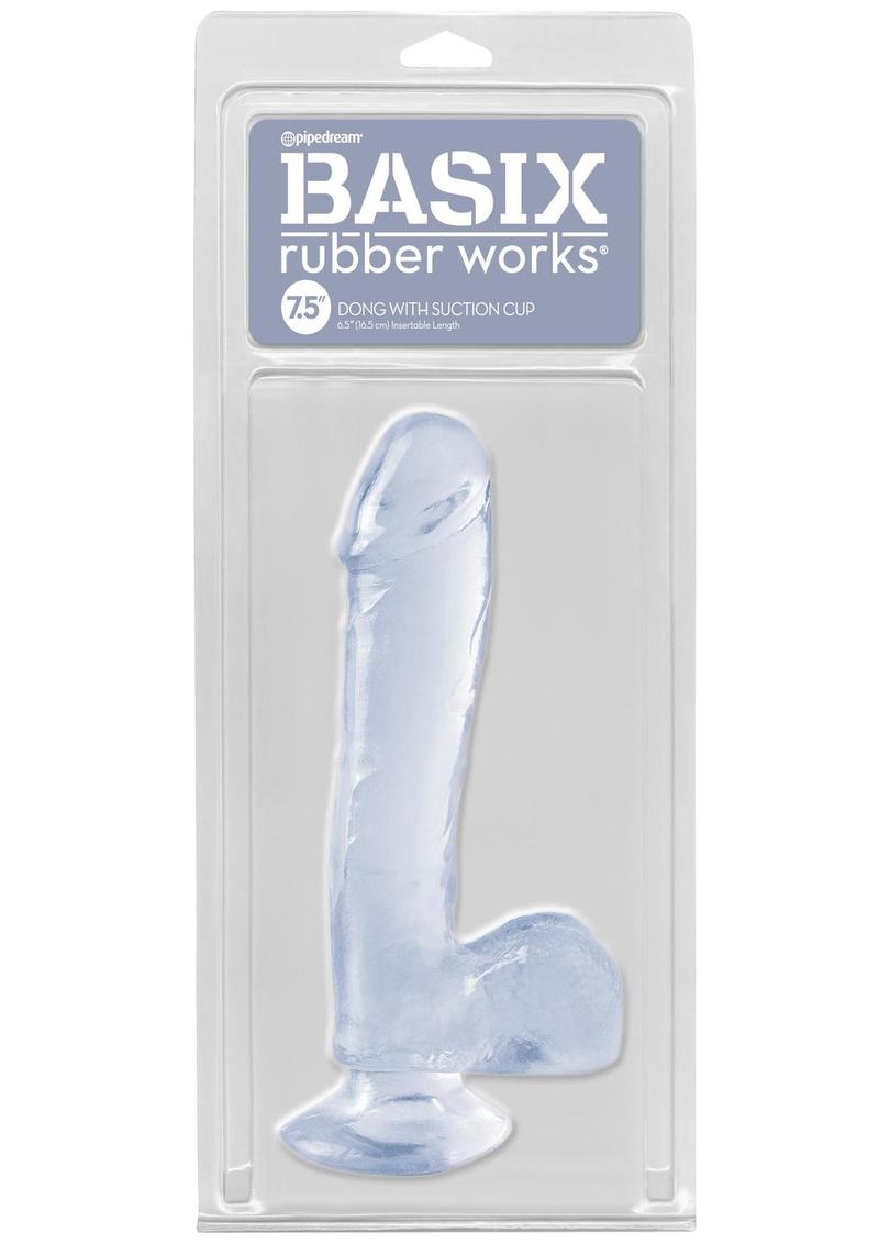 Basix Rubber Works Versatile Dong With Suction Cup