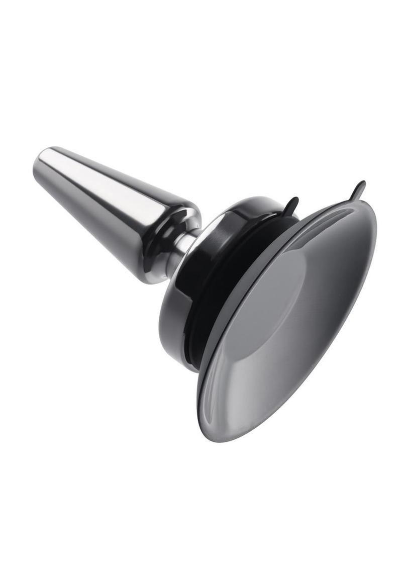 Evolved Beginner Metal Chrome Vibrating Anal Plug