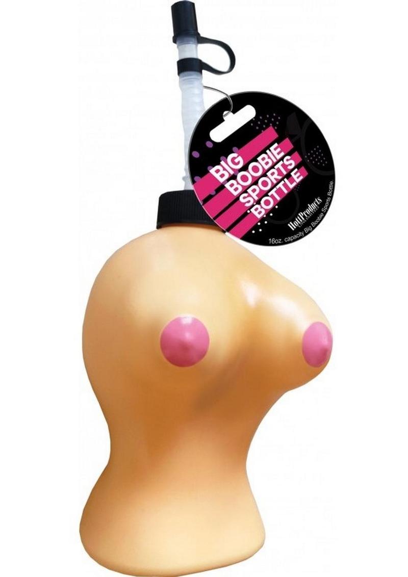 Big Boobie Sports Bottle Novelty Water Bottle