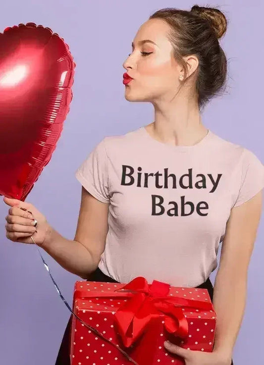Birthday Babe Pink Women T-shirt | Super Soft & Ethically Made