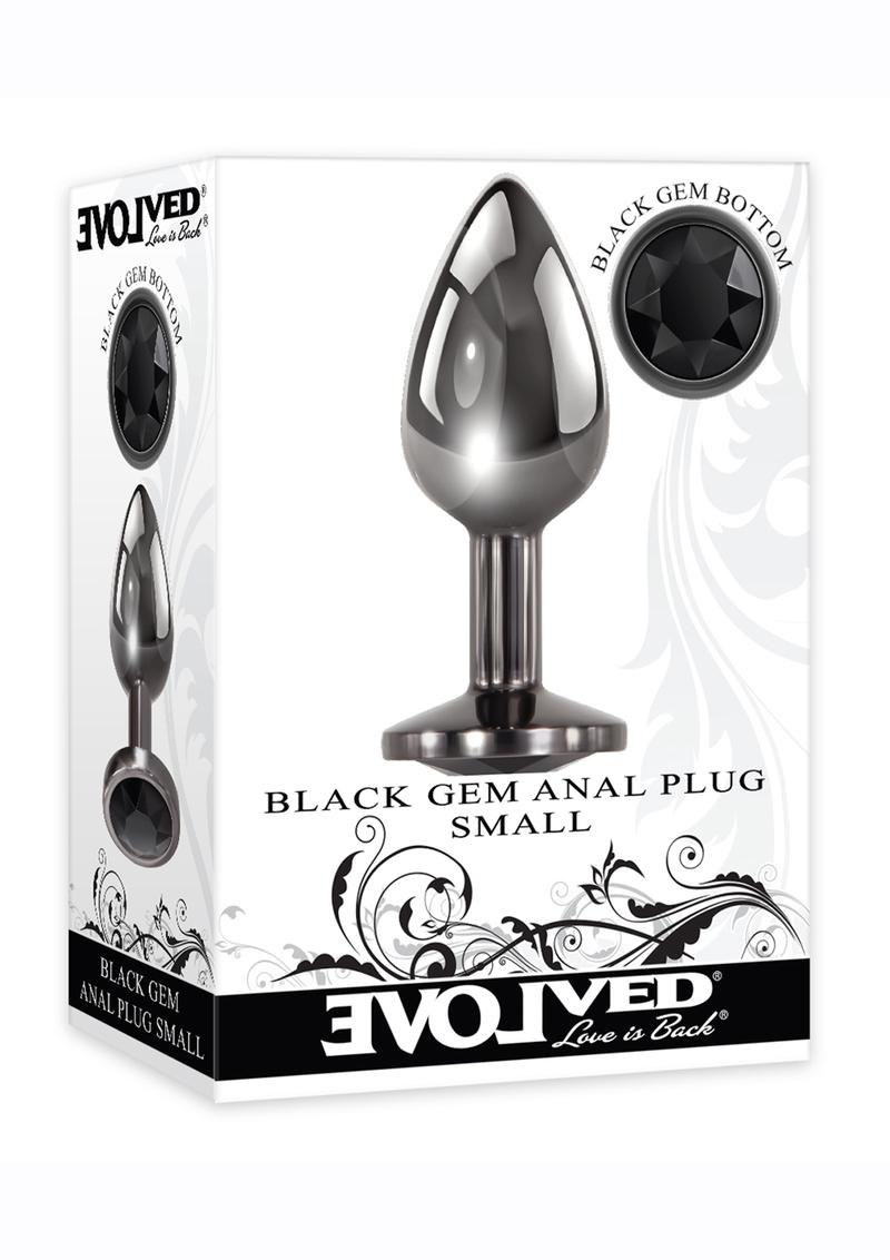 Evolved Black Gem Small Anal Plug