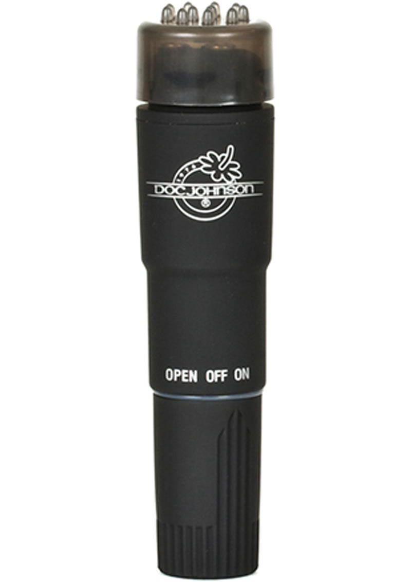 Doc Johnson Black Magic Pocket Rocket Velvet Touch