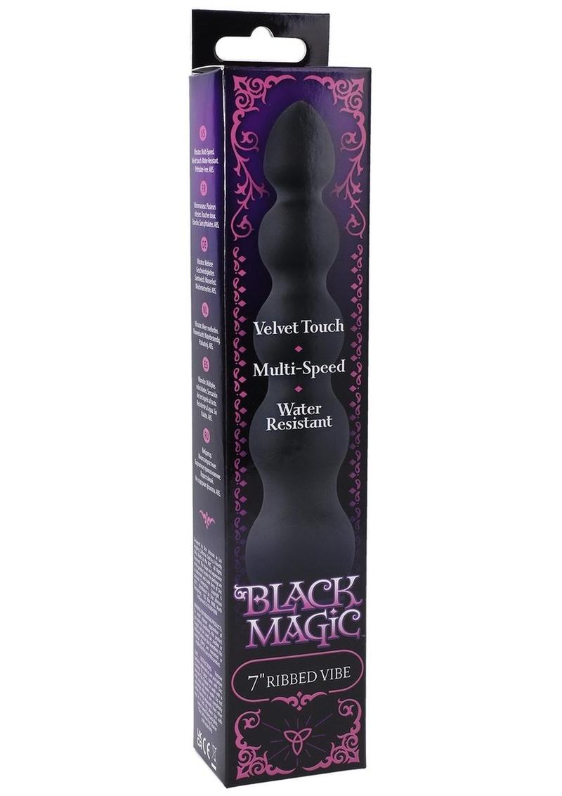 Doc Johnson Black Magic Velvet Touch Multi Speed Waterproof