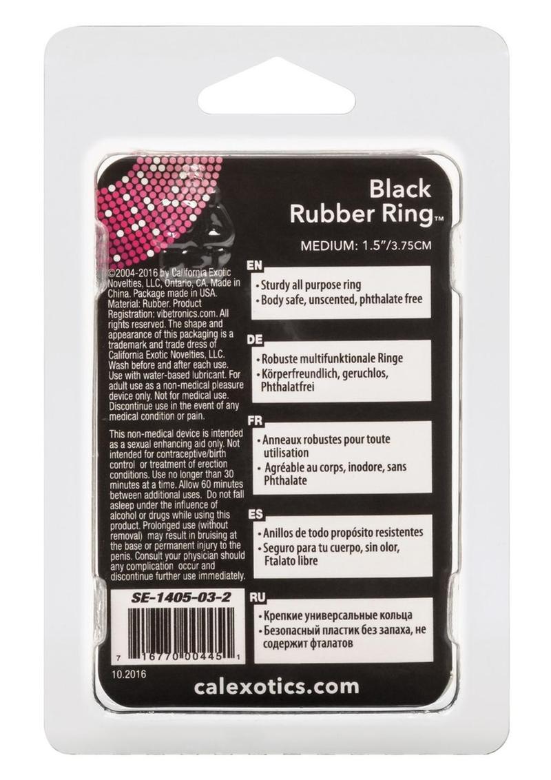 CalExotics Black Rubber Ring Sturdy