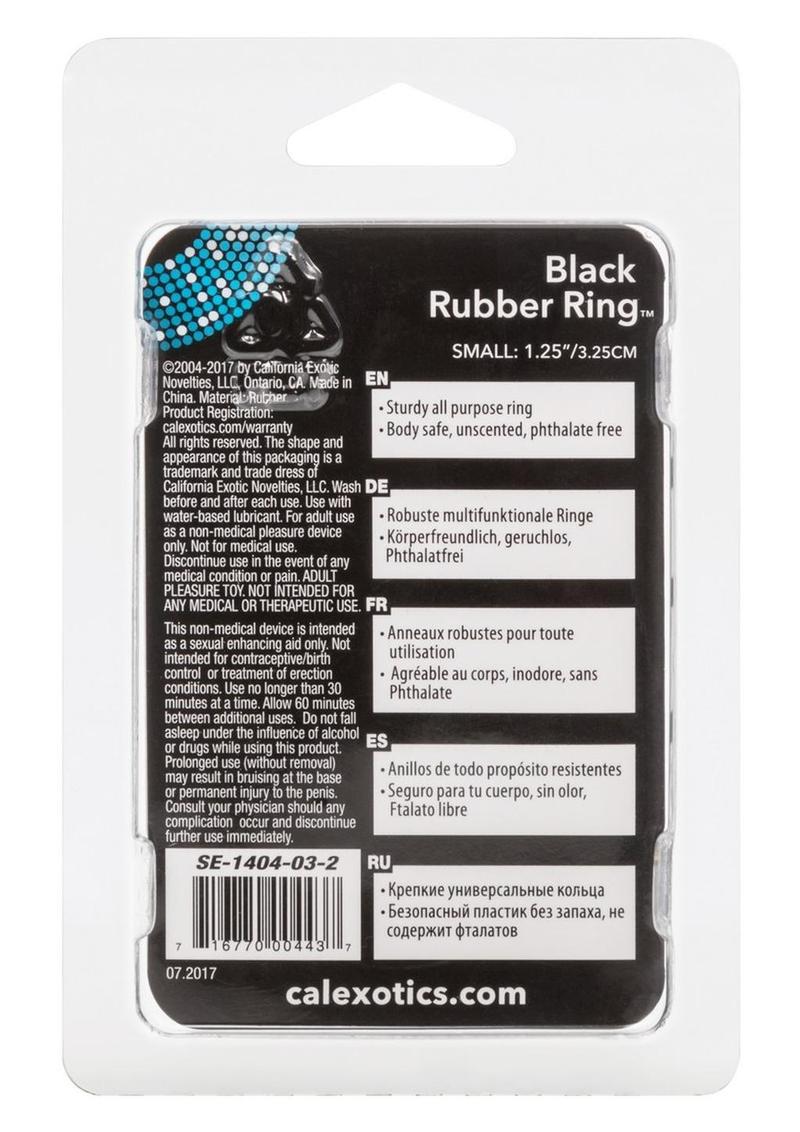 CalExotics Black Rubber Ring Sturdy
