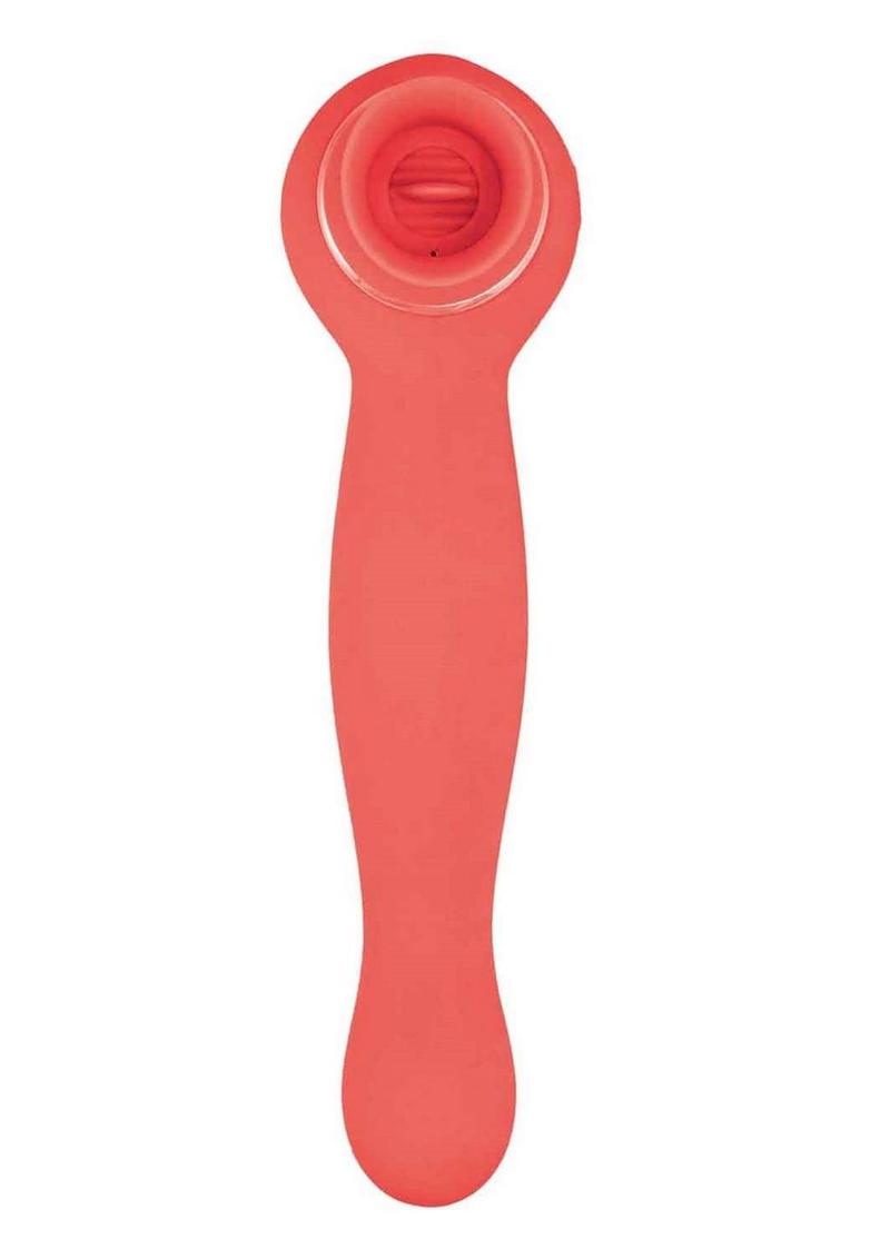 Blaze Luscious Licker Rechargeable Silicone Dual-End Vibrator