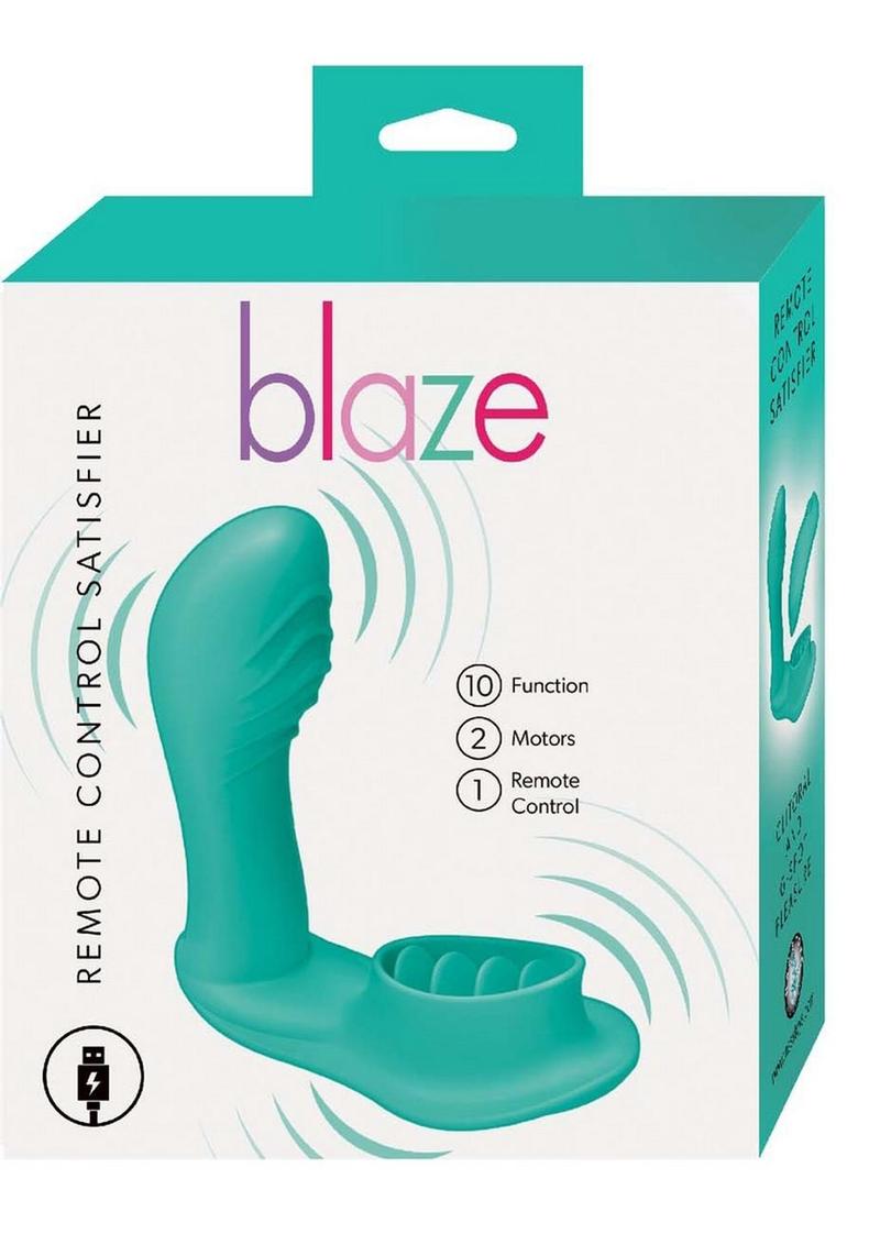 Blaze Satisfier Rechargeable Silicone Vibrator