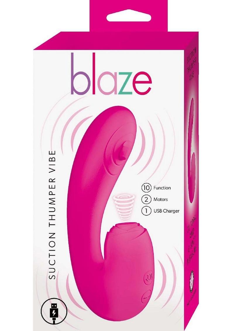 Blaze Suction Thumper Rechargeable Vibrator
