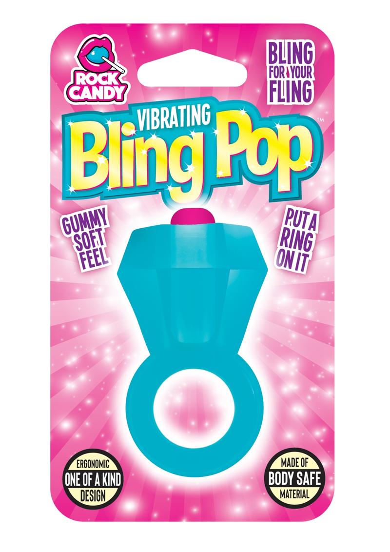 Rock Candy Vibrating Bling Pop Ring With Body Safe Material