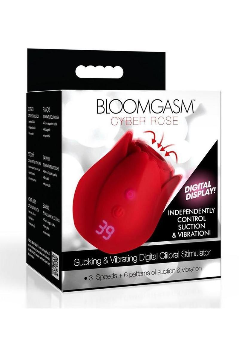 Bloomgasm Cyber Rose Sucking Vibrating Digital Clitoral Stimulator